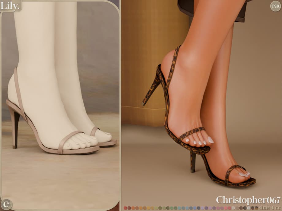 Босоножки Lily Strappy High Heel Sandals